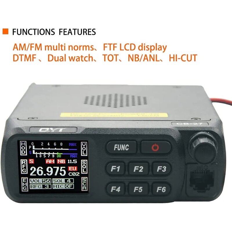 Car Marine Two Way Radio Manufacturer - OEM QYT CB-27 Wireless