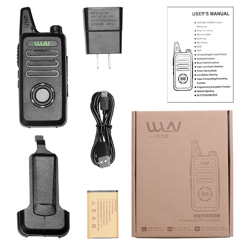 Kids Walkie Talkie Manufacturer - OEM WLN KD-C1 PLUS High Frequency
