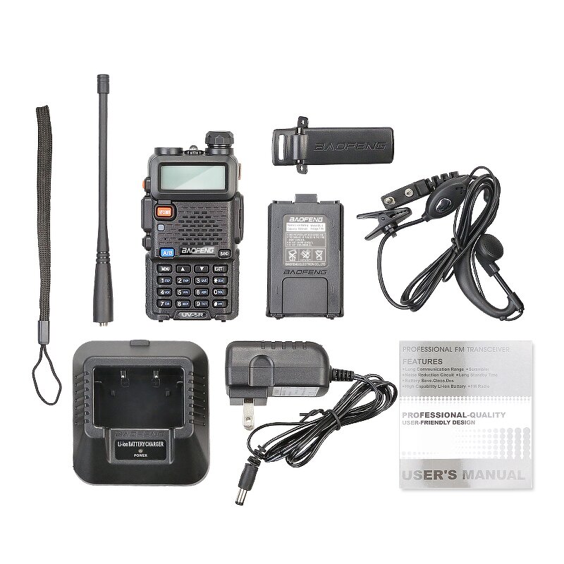 UHF VHF Walkie Talkie Factory - OEM Baofeng UV-5R Long Range Gift