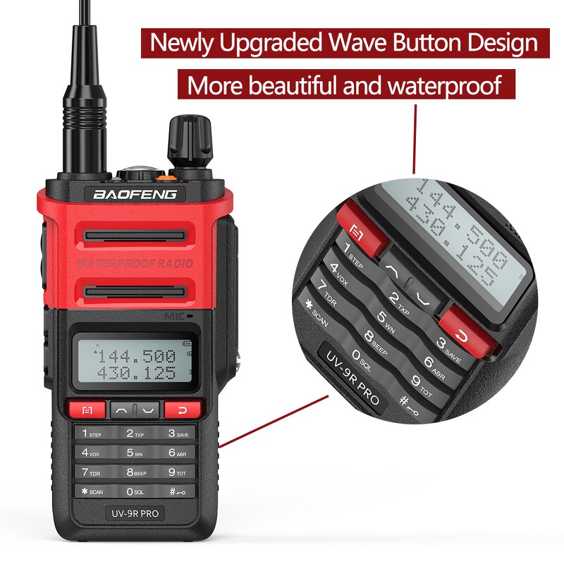 Waterproof Walkie Talkie Supplier - OEM Baofeng UV-9R PRO Dual Band