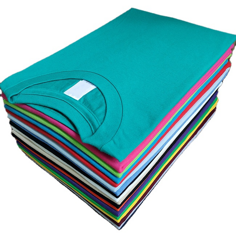 Mock Neck T Shirt Supplier - OEM Men's Summer 180gsm 100% Cotton