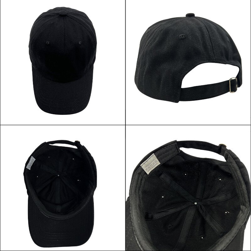Cotton Baseball Caps Supplier - OEM 100% Dad Blank Sports Hats