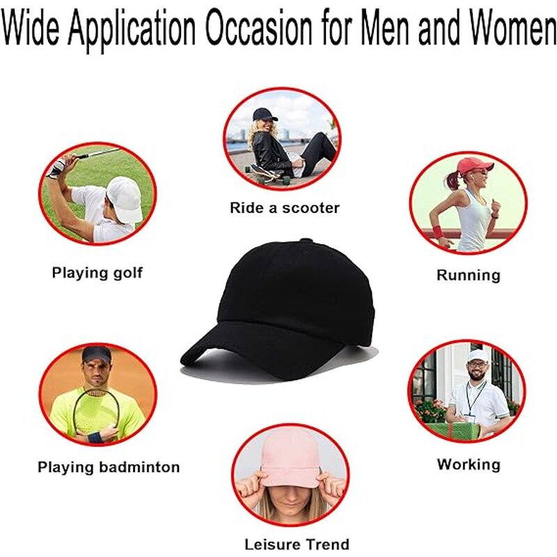 Cotton Baseball Caps Supplier - OEM 100% Dad Blank Sports Hats