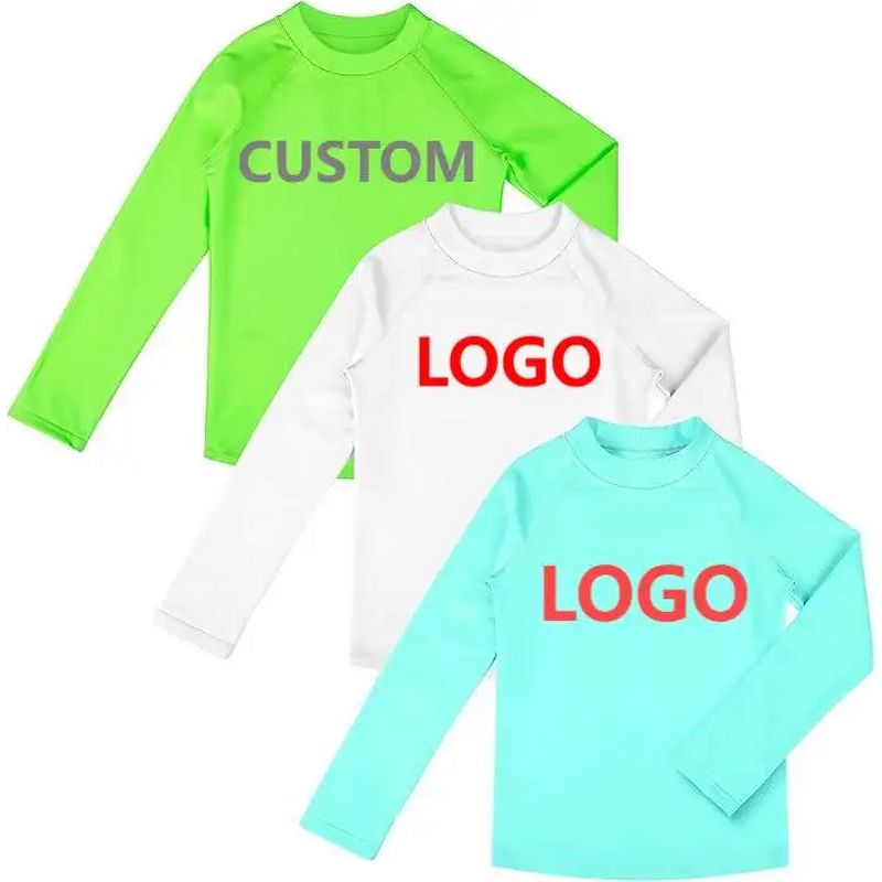 Swimming Shirt Factory - OEM UPF 50 2025 Summer Custom 100% Polyester