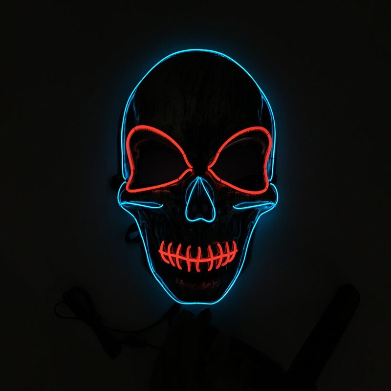 Wireless Glowing Mask Manufacturer - OEM Scary LED Luminous Purge