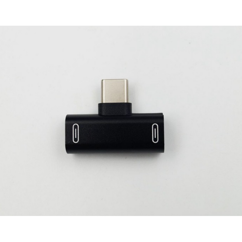 USB-C Adapter Supplier - OEM Mini Dual Audio Charging Splitter