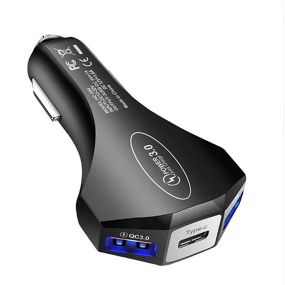 3 in 1 Car Charger Supplier - OEM QC3.0 Fast Three Ports USB
