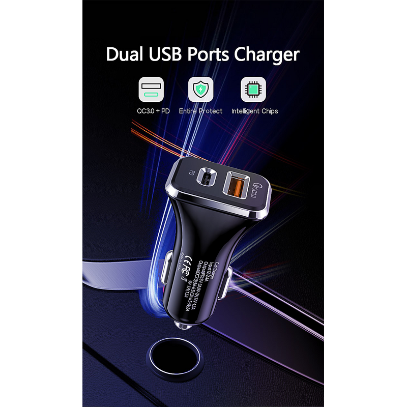 Car Charger Manufacturer - OEM High Quality 36w QC 3.0 PD 20W