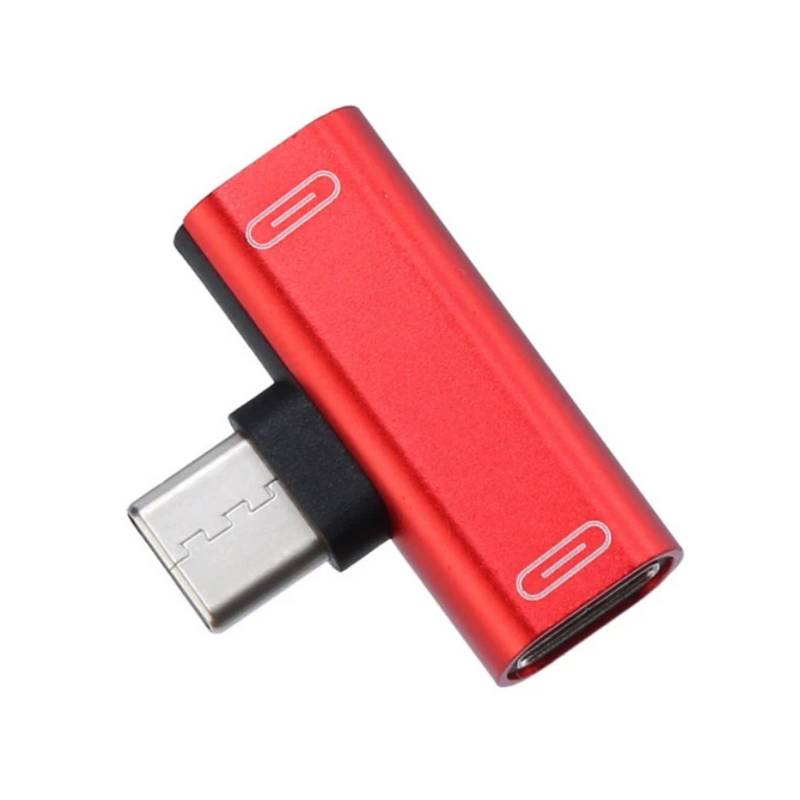 USB-C Adapter Supplier - OEM Mini Dual Audio Charging Splitter