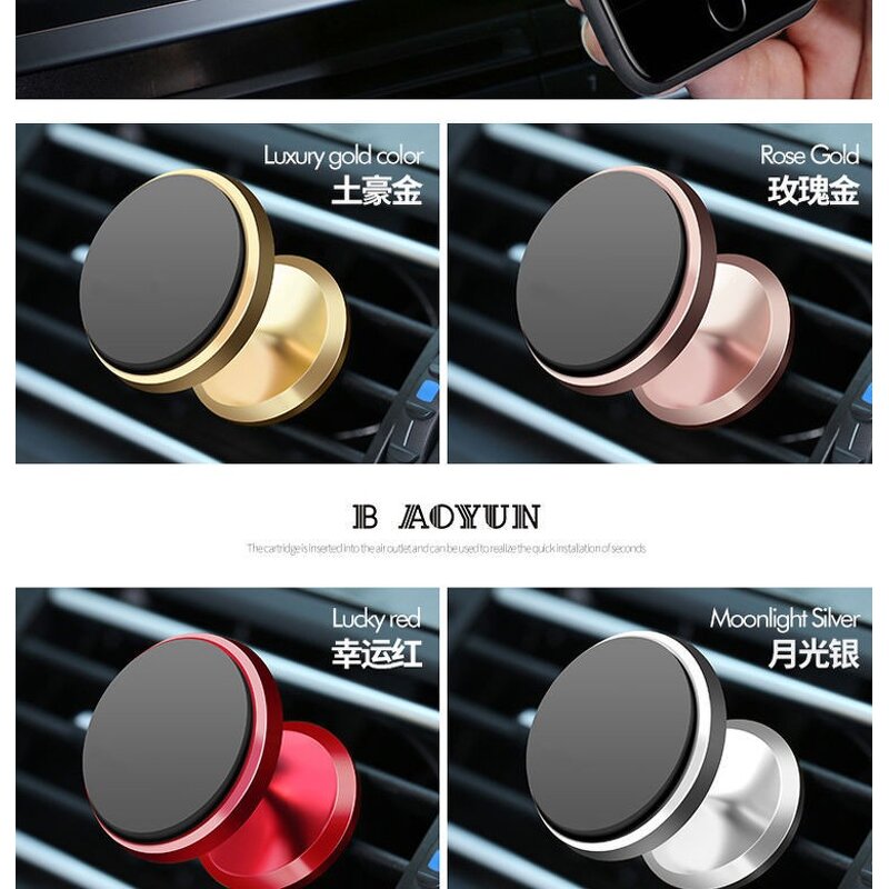 Car Holder Magnetic Supplier - OEM 360 Degree Air Vent Mount Stand