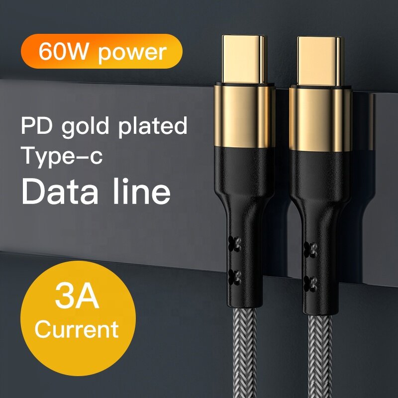 USB c to Type c Cable Manufacturer - OEM High Speed PD 60W QC 5A