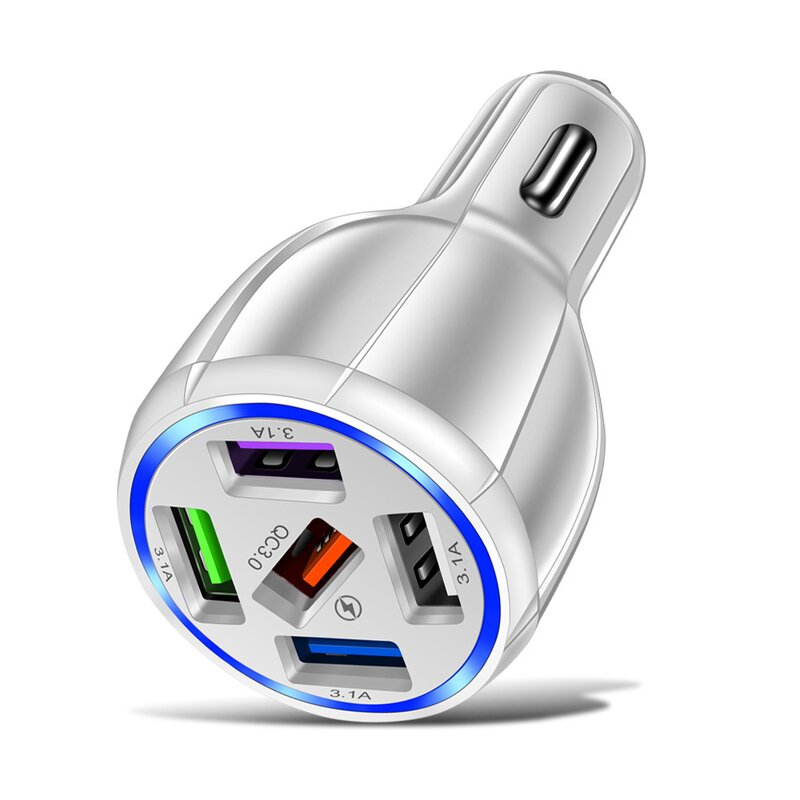 Car USB Charger Factory - OEM Hot Selling Fast Charging 5USB QC