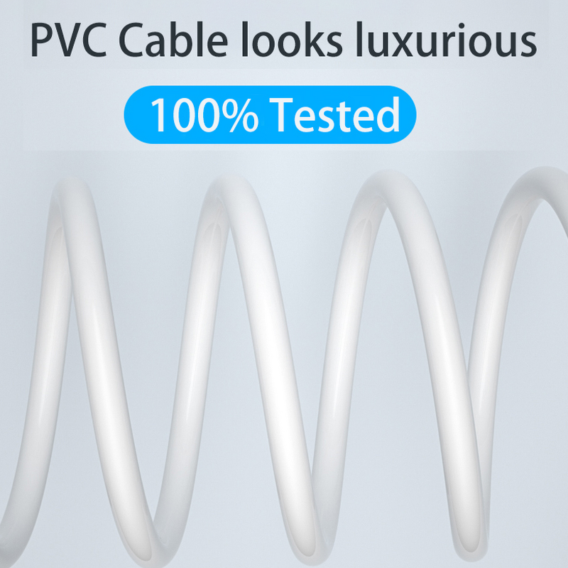 3 in 1 PVC Cable Factory - OEM Wholesale White 1.25M 3A USB Fast
