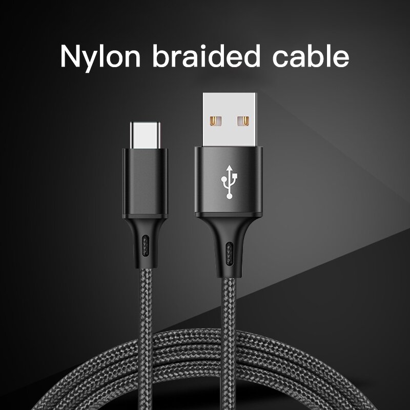 Mobile Phone Cable Supplier - OEM 2.4A Fast Charging Nylon Braided
