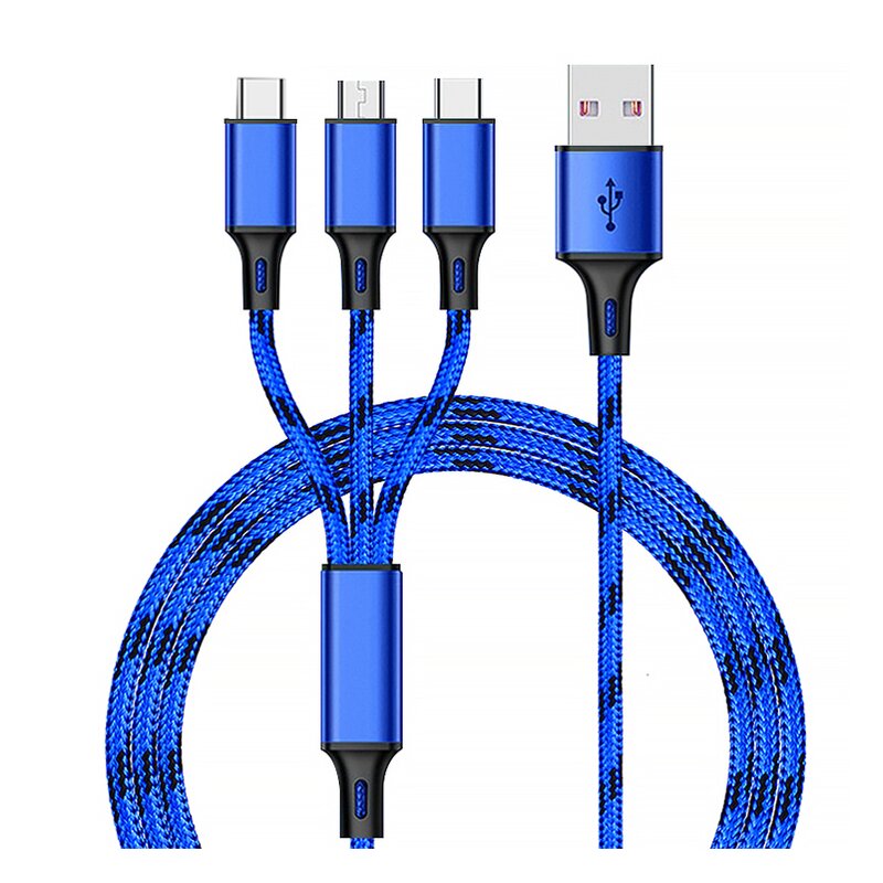 3 in 1 Charger Cable Supplier - OEM Hot Selling 2.8A Fast Micro