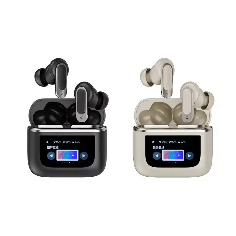 TWS Wireless Earbuds Supplier - OEM 2024 LCD Touch with Noise
