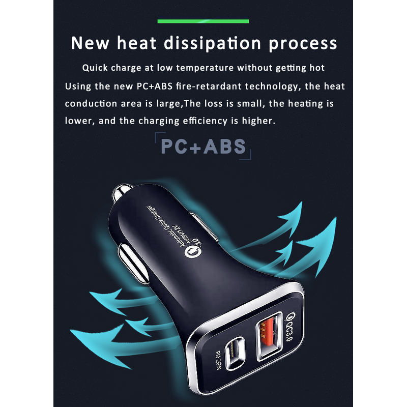 Car Charger Manufacturer - OEM High Quality 36w QC 3.0 PD 20W