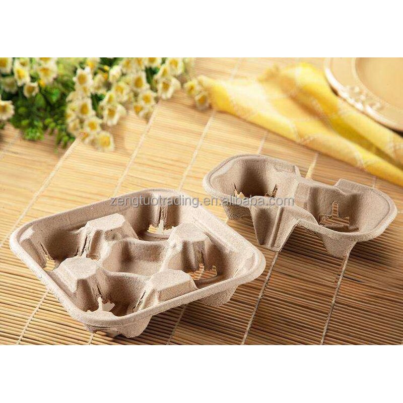 2/4 Cups Carrier Packing Machine Supplier - OEM Paper Pulp Coffee