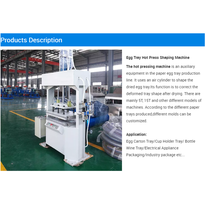 Pulp Product Press Setting Machine Factory - OEM Hot Press Setting