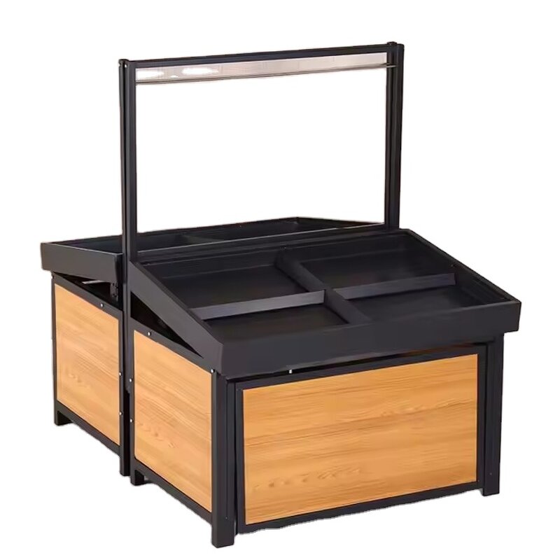 Metal Wood Supermarket Shelf Supplier - OEM Factory Sale Custom Storage