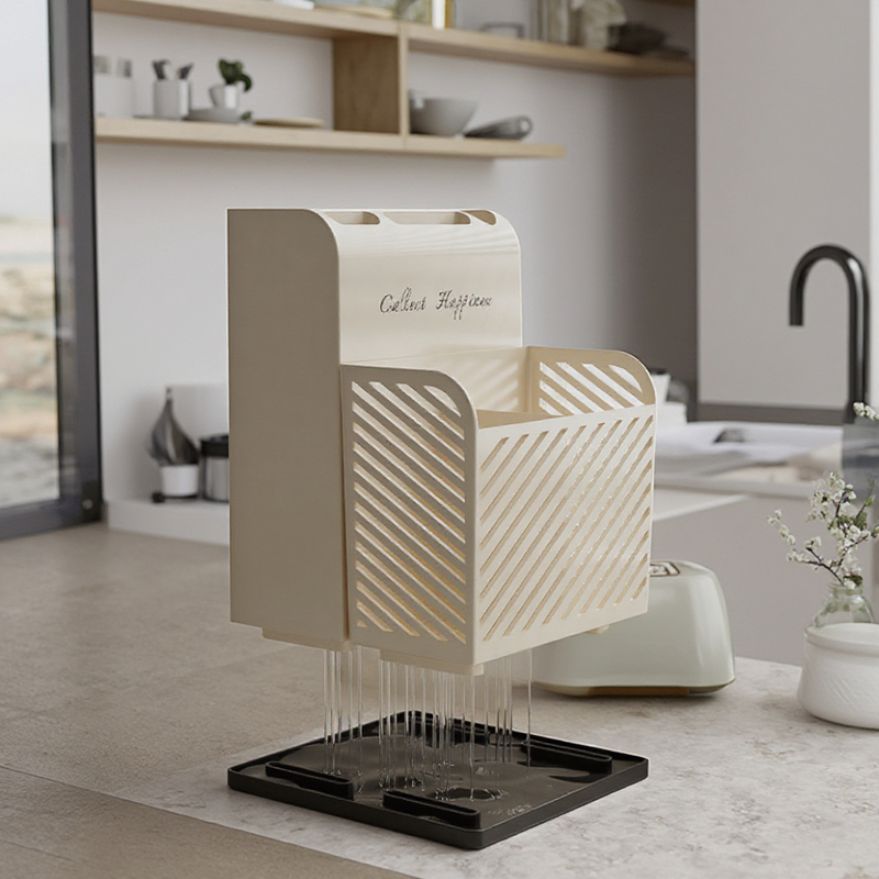 Kitchen Knife Storage Rack Supplier - OEM Integrated Pot Cover Holder