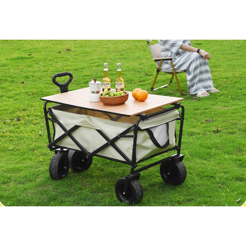 Camping Folding Trolley Factory - OEM Collapsible Wagon Outdoor Cart