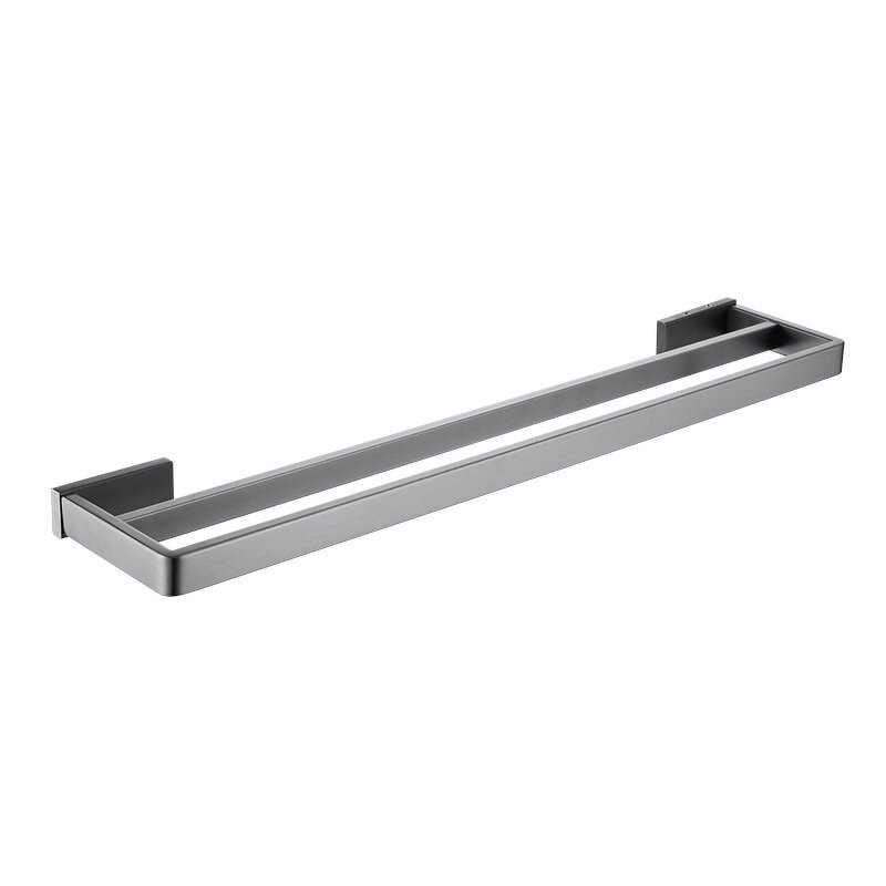 304 Stainless Steel Towel Rack Supplier - OEM Bathroom Gun Gray Hotel
