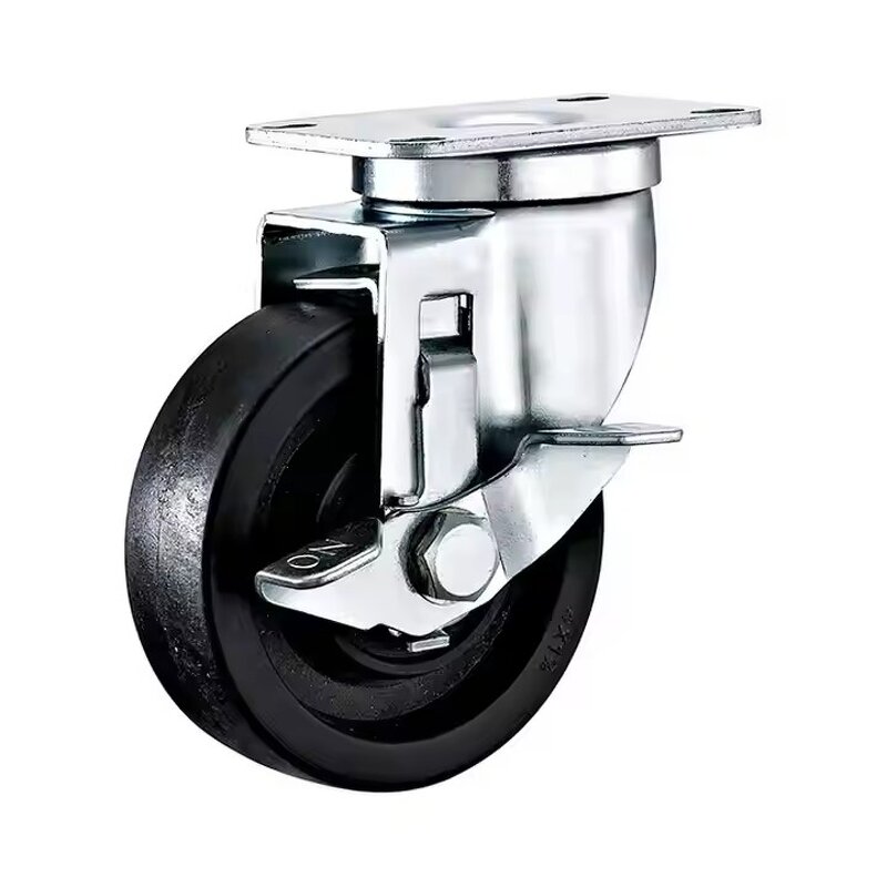 Industrial Plate Casters Factory - OEM Gold Diamond PU Polyurethane