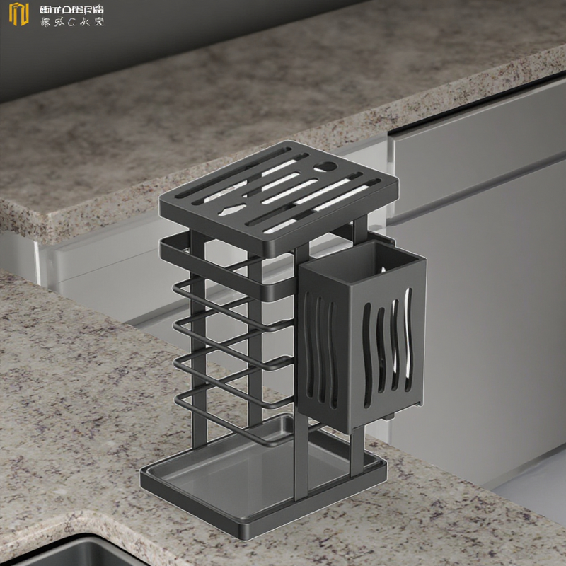 Non Perforated Knife Holder Supplier - OEM Kitchen with Water Tray