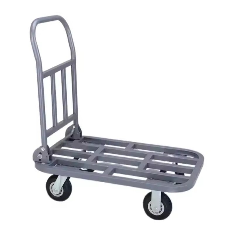 Heavy Duty Steel Platform Trolley Factory - OEM Cart Handle 300kg