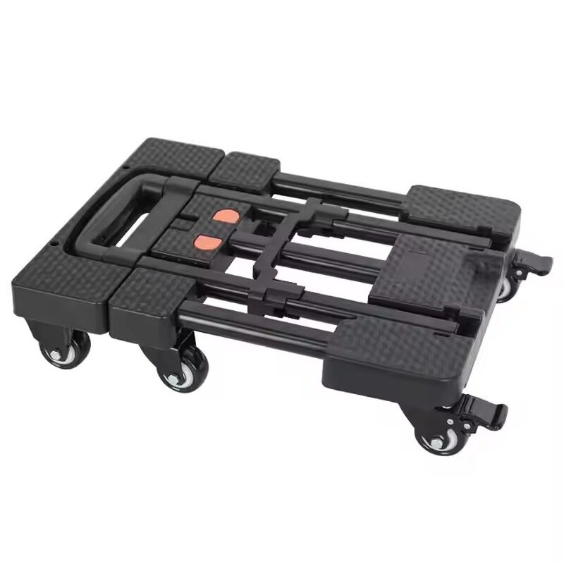 Portable Hand-Pull Truck Manufacturer - OEM Six-Wheel Foldable Cargo