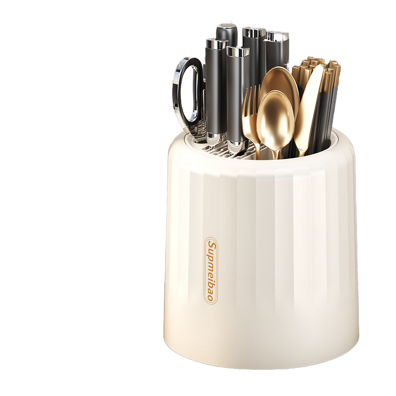 Rotating Knife Holder Manufacturer - OEM Kitchen Storage Large Capacity