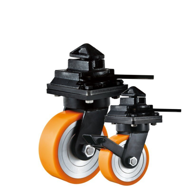 Heavy Duty Casters Factory - OEM Super Container Steel Swivel Wheels