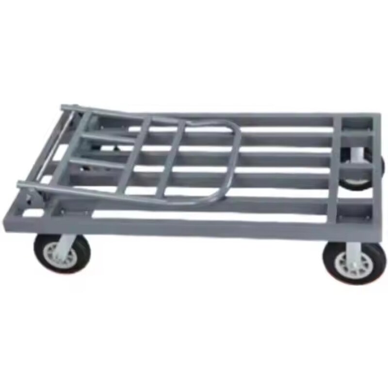 Heavy Duty Steel Platform Trolley Factory - OEM Cart Handle 300kg