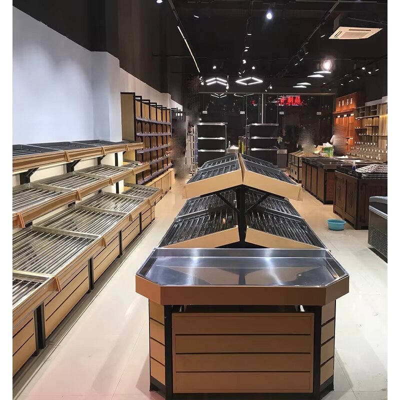 Supermarket Shelf Manufacturer - OEM Multi Functional Vegetable Display