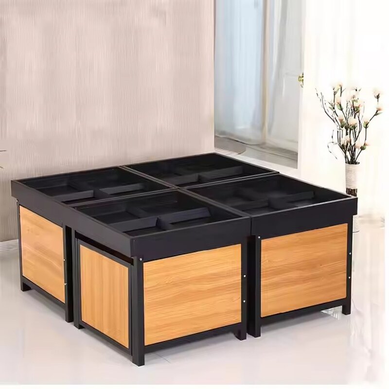 Metal Wood Supermarket Shelf Supplier - OEM Factory Sale Custom Storage