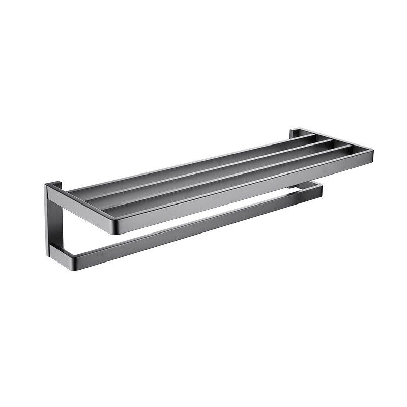 304 Stainless Steel Towel Rack Supplier - OEM Bathroom Gun Gray Hotel