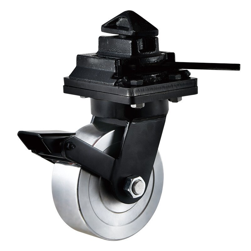 Heavy Duty Casters Factory - OEM Super Container Steel Swivel Wheels