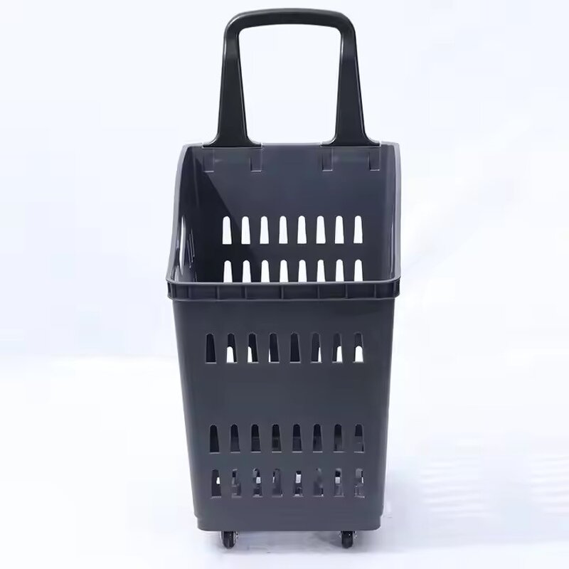 Plastic Handle Shopping Basket Manufacturer - OEM Popular Supermarket