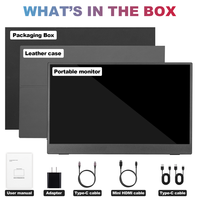 Large Portable Touch Screen Manufacturer - OEM 4K 13.3 15.6 17 Inch