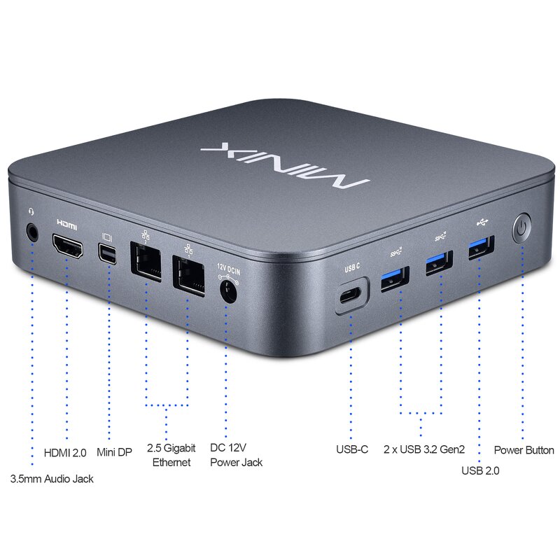 Mini Computer Manufacturer - OEM MINIX NEO J51-C8 Aluminum Mini