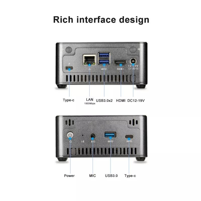 Industrial Computer Factory - OEM SM030 Business Mini PC Intel Core