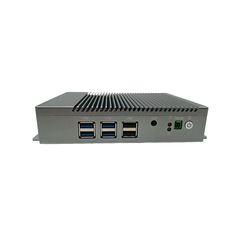 Industrial Fanless PC Supplier - OEM J6412 DDR4 Mini Computer Dual