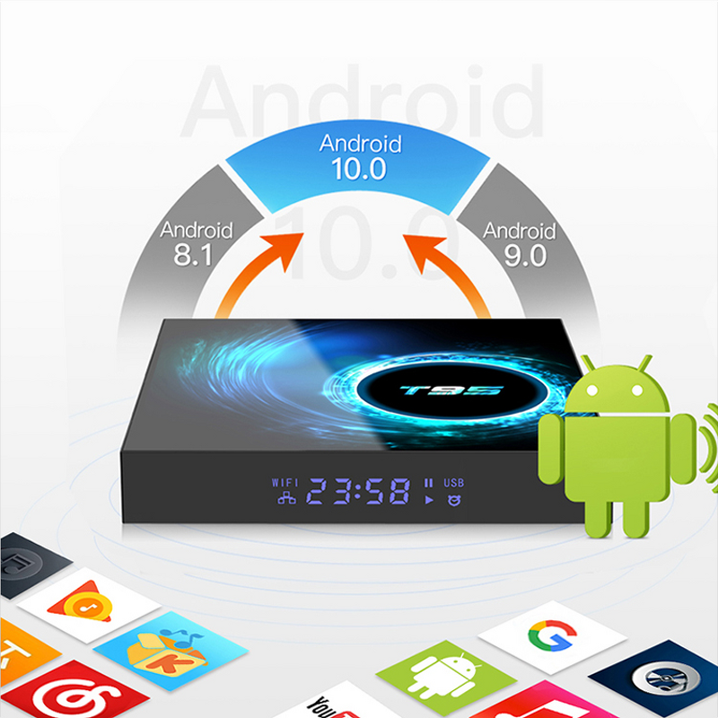 Support 6K ULTRA HD TV Box Factory - OEM T95 Android 10 4gb Ram