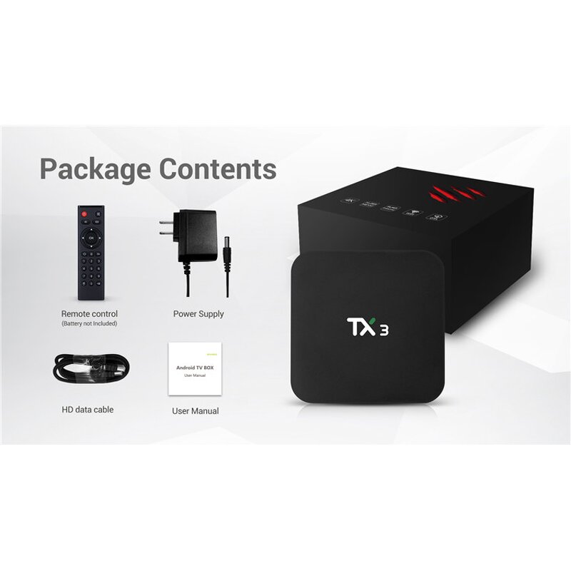 Qunshitech Latest Chipset TV Box Supplier - OEM Tx3 Mini Plus