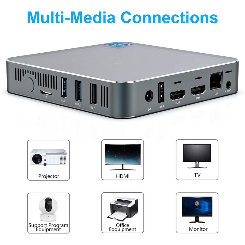Fanless Mini PC Manufacturer - OEM GK7 Intel Celeron J4105/J4125