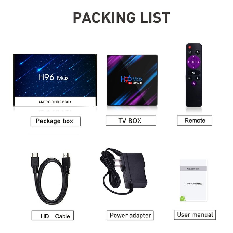 H96 MAX X3 TV Box Manufacturer - OEM Android 9.0 Amlogic S905X3