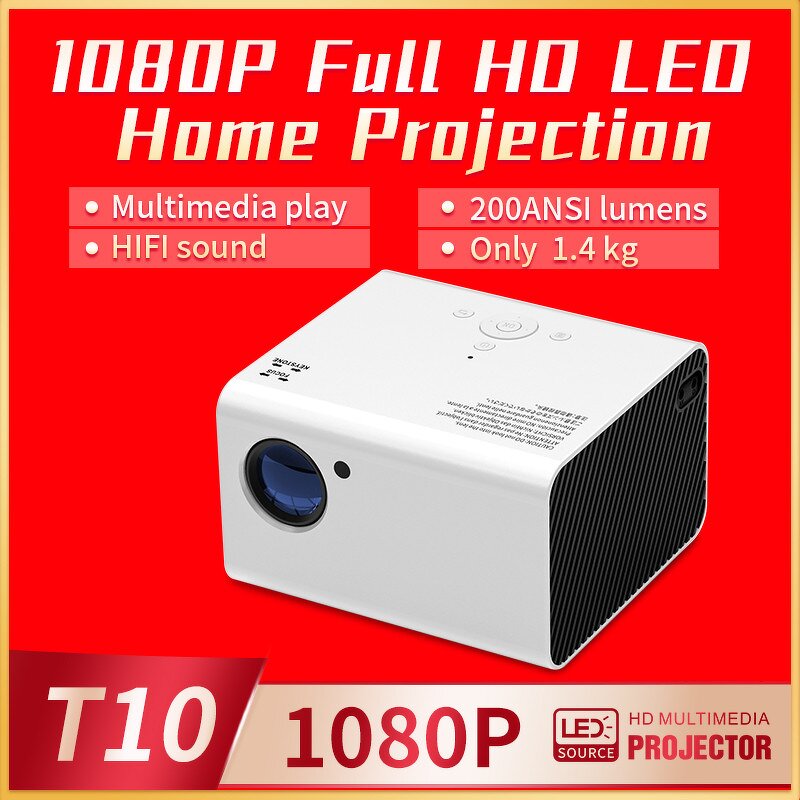 Home Theater Projector Factory - OEM Dual Wifi T10 New Arrive