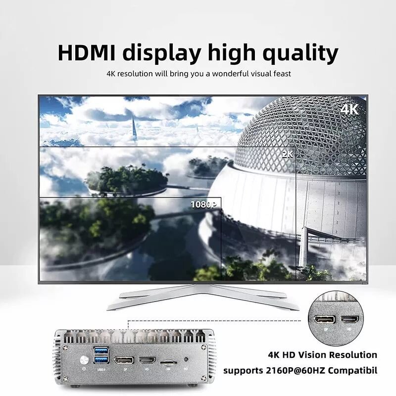 OEM ODM Fanless Computer Factory - OEM Multi 4*Com Port Celeron