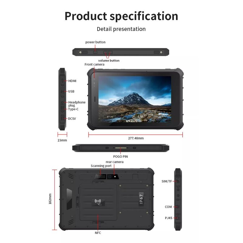 Mini PC Tablet Supplier - OEM W18Y for Windows 11pro 10-Inch HD